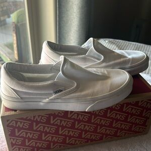 White Vans size 7.5